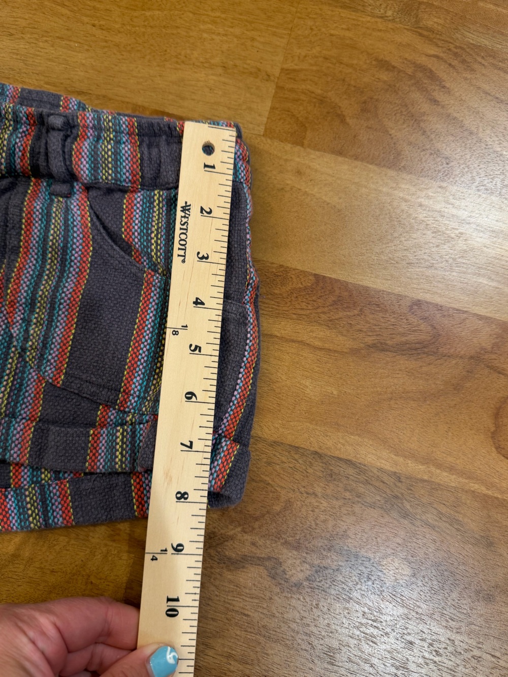 Roxy Multicolor Striped Drawstring Shorts - Size XS - Picture 7 of 10